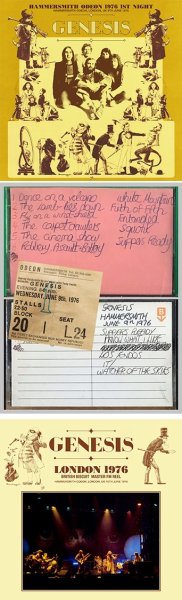 Photo3: GENESIS - HAMMERSMITH ODEON 1976 1ST NIGHT 2CD plus Bonus CDR "LONDON 1976 BRITISH BISCUIT MASTER FM REEL [Virtuoso 493/494] (3)