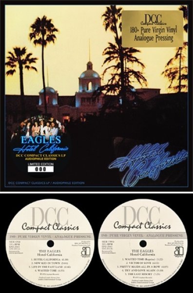 Photo1: EAGLES - HOTEL CALIFORNIA: DCC COMPACT CLASSICS LP - AUDIOPHILE EDITION CD (1)
