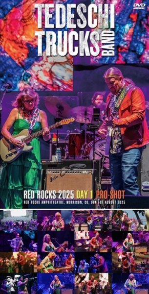 Photo1: TEDESCHI TRUCKS BAND - RED ROCKS 2025 DAY 1 PRO-SHOT DVDR [Uxbridge 2581] (1)