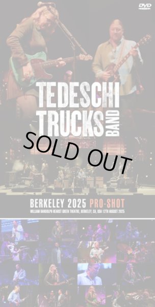 Photo1: TEDESCHI TRUCKS BAND - BERKELEY 2025 PRO-SHOT DVDR [Uxbridge 2583] ★★★STOCK ITEM / SPECIAL PRICE★★★ (1)