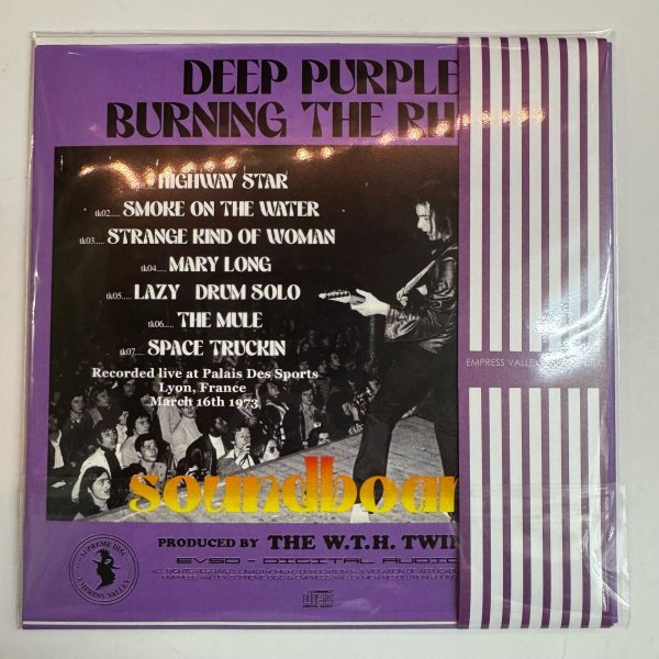 Photo2: DEEP PURPLE - BURNING THE RHONE CD [EMPRESS VALLEY] (2)