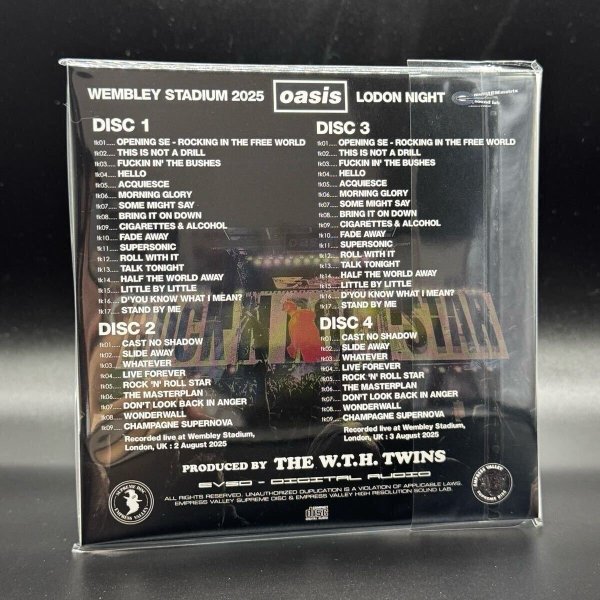 Photo4: OASIS - WEMBLEY NIGHTS FOREVER 4CD Legendary Nights of Wembley IEM ONLY!!! [EMPRESS VALLEY] (4)
