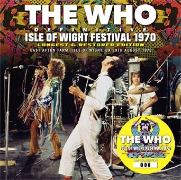 Photo1: THE WHO - DEFINITIVE ISLE OF WIGHT FESTIVAL 1970: LONGEST & RESTORED EDITION 2CD (1)