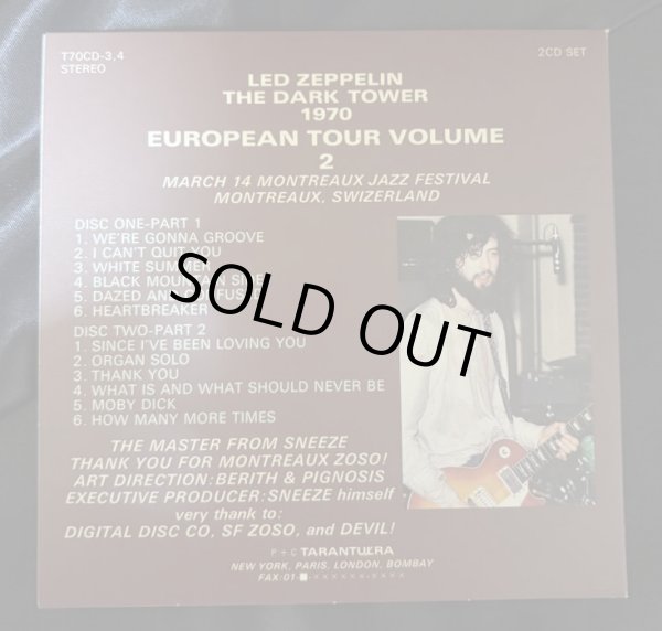 Photo2: LED ZEPPELIN - THE DARK TOWER 2CD [TARANTURA] ★★★STOCK ITEM / OUT OF PRINT / VERY RARE★★★ (2)