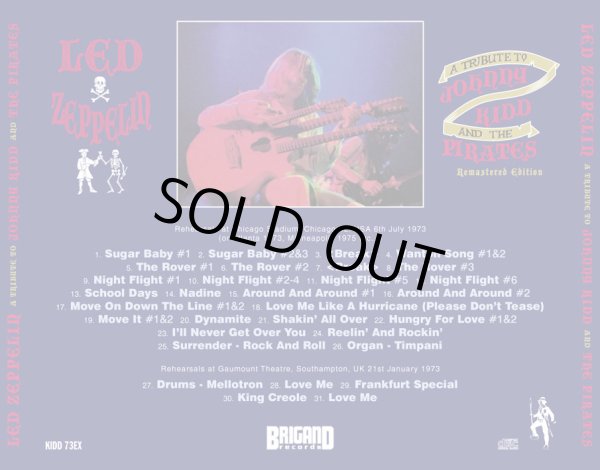 Photo2: LED ZEPPELIN - A TRIBUTE TO JOHNNY KIDD AND THE PIRATES CD PROMOTIONAL AVAILABLE ONLY IN JAPAN [Brigand Records / GRAF ZEPPELIN] ★★★STOCK ITEM / RARE ITEM ★★★ (2)