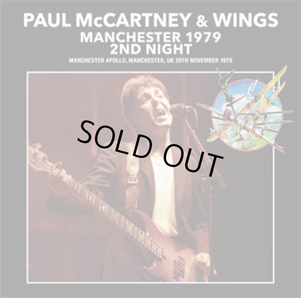 Photo1: PAUL McCARTNEY & WINGS - MANCHESTER 1979 2ND NIGHT 2CD ★★★STOCK ITEM / HOT WINTER SALE★★★ (1)
