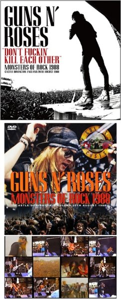 Photo1: GUNS N' ROSES - "DON'T FUCKIN' KILL EACH OTHER"(1CD)*2nd Press plus Ltd Bonus DVDR "MONSTERS OF ROCK 1988" [ZODIAC 112] (1)