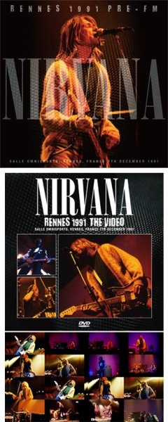 Photo3: NIRVANA - RENNES: 1991 PRE-FM CD plus Bonus DVDR "RENNES 1991: THE VIDEO" [ZODIAC 691] (3)