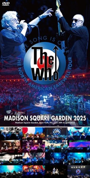 Photo1: THE WHO - MADISON SQUARE GARDEN 2025 DVDR [Uxbridge 2594] (1)