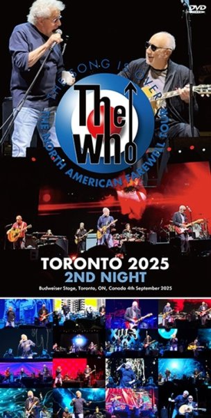 Photo1: THE WHO - TORONTO 2025 2ND NIGHT DVDR [Uxbridge 2596] (1)