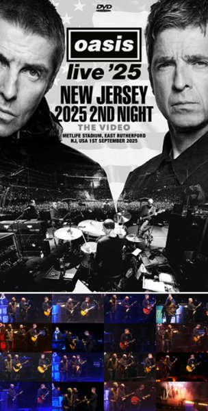 Photo1: OASIS - NEW JERSEY 2025 2ND NIGHT: THE VIDEO DVDR [Uxbridge 2592] (1)