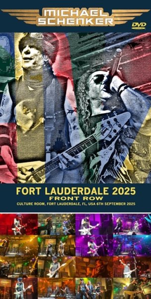 Photo1: MICHAEL SCHENKER - FORT LAUDERDALE 2025 FRONT ROW DVDR [Shades 2439] (1)