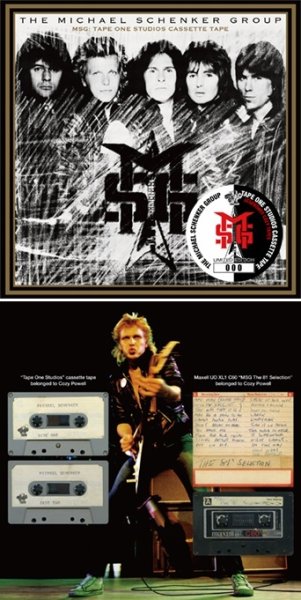 Photo1: THE MICHAEL SCHENKER GROUP - MSG: TAPE ONE STUDIOS CASSETTE TAPE CD with New Artworks plus Bonus CDR "THE RIDE OF THE VALKYRIES" [ZODIAC 074] (1)