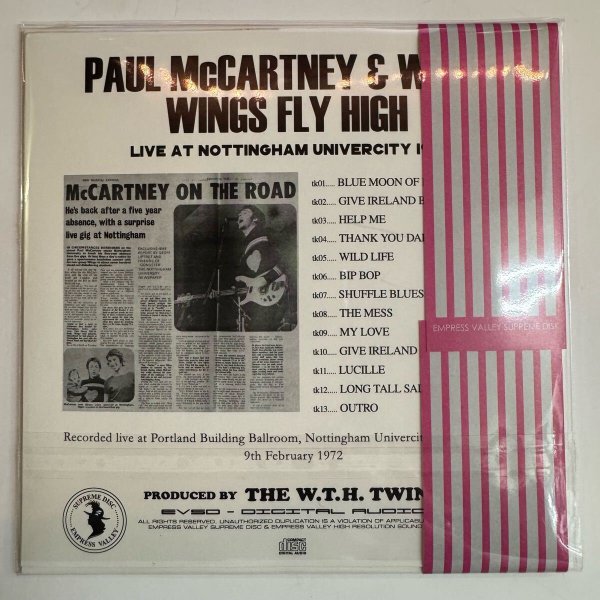 Photo2: PAUL McCARTNEY & WINGS - WINGS FLY HIGH CD [EMPRESS VALLEY] (2)