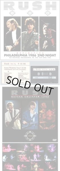 Photo1: RUSH - DEFINITIVE PHILADELPHIA 1986 2ND NIGHT 2CD plus Bonus DVDR [Cygnus 036/037] ★★★STOCK ITEM / HOT WINTER SALE★★★ (1)
