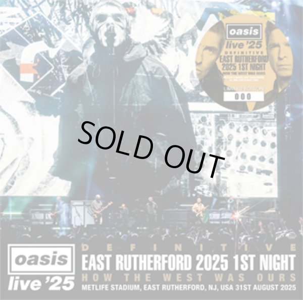 Photo1: OASIS - DEFINITIVE EAST RUTHERFORD 2025 1ST NIGHT: HOW THE WEST WAS OURS 2CD [Wardour-691] ★★★STOCK ITEM / OUT OF PRINT / HOT WINTER SALE★★★ (1)