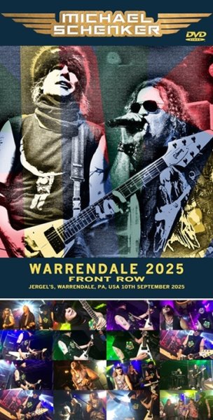 Photo1: MICHAEL SCHENKER - WARRENDALE 2025 FRONT ROW DVDR [Shades 2444] (1)
