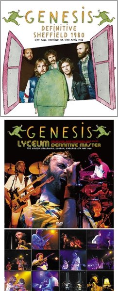 Photo1:  GENESIS - DEFINITIVE SHEFFIELD 1980 2CD plus Ltd Bonus DVDR* [Virtuoso 389/390] (1)
