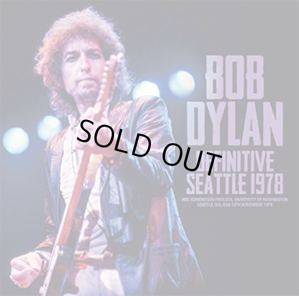 Photo1: BOB DYLAN - DEFINITIVE SEATTLE 1978 2CD [ZION-211] ★★★STOCK ITEM / HOT WINTER SALE★★★ (1)
