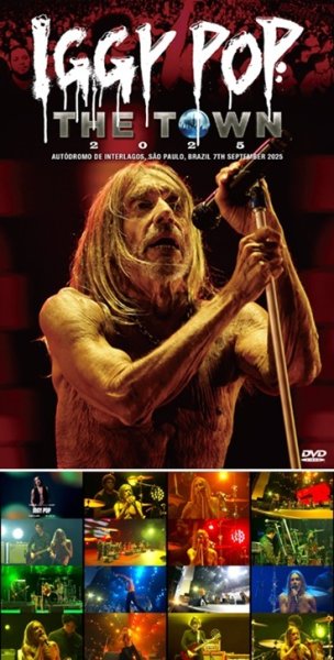 Photo1: IGGY POP - THE TOWN 2025 DVDR [Uxbridge 2615] (1)