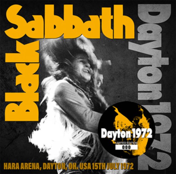 Photo1: BLACK SABBATH - DAYTON 1972 CD [ZODIAC 797] (1)