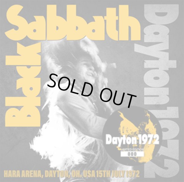 Photo1: BLACK SABBATH - DAYTON 1972 CD [ZODIAC 797] ★★★STOCK ITEM / OUT OF PRINT WITH STICKER / HOT WINTER SALE★★★ (1)