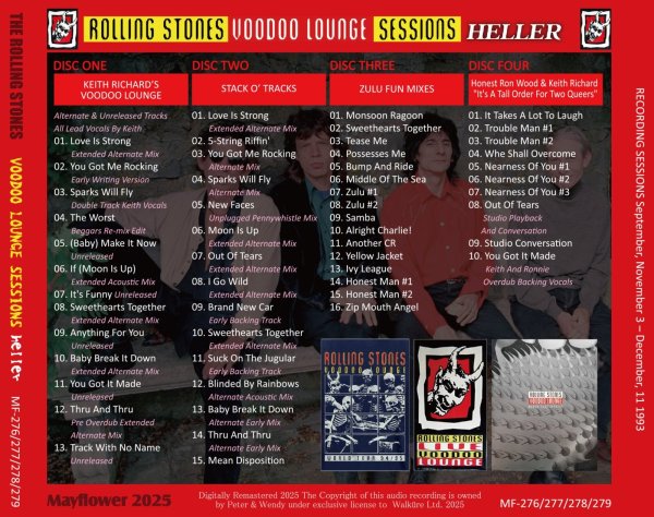 Photo2: THE ROLLING STONES - VOODOO LOUNGE SESSIONS HELLER 5CD [MAYFLOWER] (2)