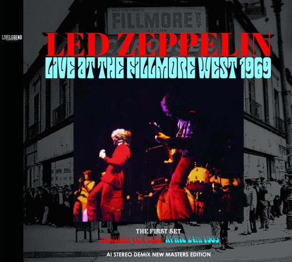 Photo1: LED ZEPPELIN - LIVE AT THE FILLMORE WEST 1969 THE FIRST SET 2CD AI STEREO DEMIX NEW MASTERS EDITION [LIVELEGEND]  (1)
