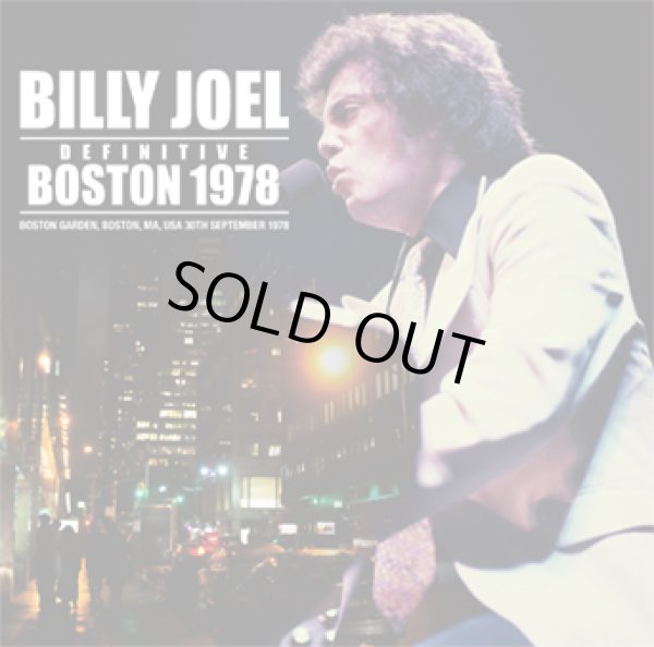 Photo1: BILLY JOEL - DEFINITIVE BOSTON 1978 2CD [ZION-275] ★★★STOCK ITEM / HOT WINTER SALE★★★ (1)