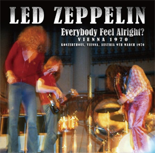 Photo1: LED ZEPPELIN - EVERYBODY FEEL ALRIGHT? : VIENNA 1970 2CD (1)