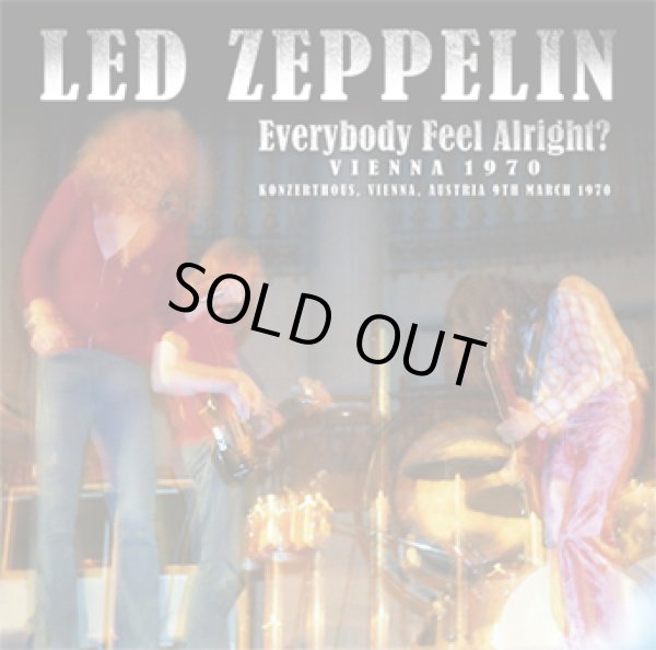 Photo1: LED ZEPPELIN - EVERYBODY FEEL ALRIGHT? : VIENNA 1970 2CD ★★★STOCK ITEM / HOT WINTER SALE★★★ (1)