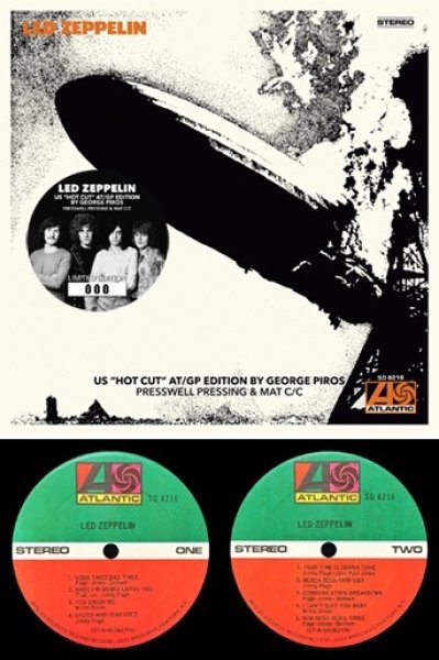 Photo1: LED ZEPPELIN - US "Hot Cut" AT/GP Edition By George Piros - [Presswell Pressing & MAT C/C] CD (1)