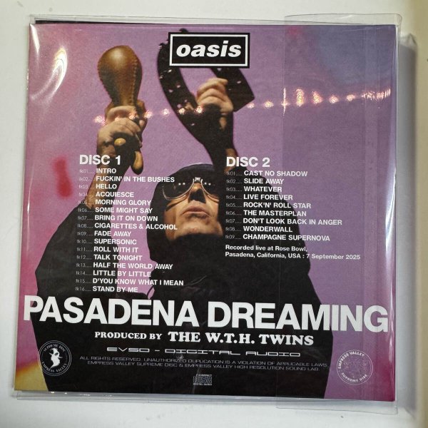 Photo2: OASIS - PASADENA DREAMING 2CD [EMPRESS VALLEY] (2)