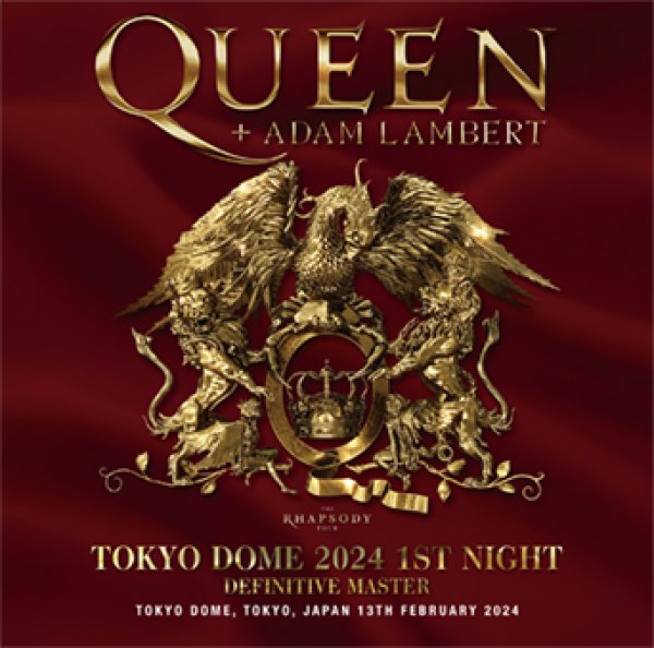 Photo1: QUEEN + ADAM LAMBERT - TOKYO DOME 2024 1ST NIGHT DEFINITIVE MASTER 2CD [Wardour-597] (1)