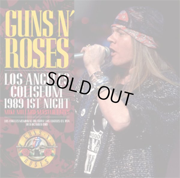 Photo1: GUNS N' ROSES - LOS ANGELES COLISEUM 1989 1ST NIGHT: MIKE MILLARD MASTER TAPES CD [ZODIAC 683] (1)