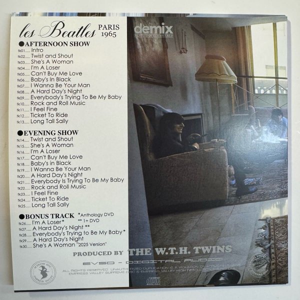 Photo4: THE BEATLES - LES BEATLES AU GEORGE V PARIS 1965 DEMIX CD [EMPRESS VALLEY] (4)