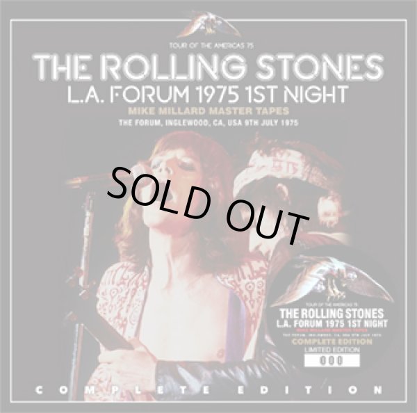 Photo1: THE ROLLING STONES - L.A. FORUM 1975 1ST NIGHT: MIKE MILLARD MASTER TAPES: COMPLETE EDITION 2CD ★★★STOCK ITEM / HOT WINTER SALE★★★ (1)