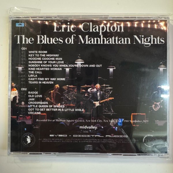 Photo2: ERIC CLAPTON - THE BLUES OF MANHATTAN NIGHTS 2CD [MID VALLEY / EMPRESS VALLEY] (2)