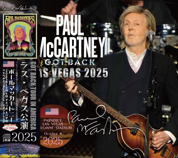 Photo1: PAUL McCARTNEY - 2025 GOT BACK LAS VEGAS 2CD [SHAKUNTALA] (1)