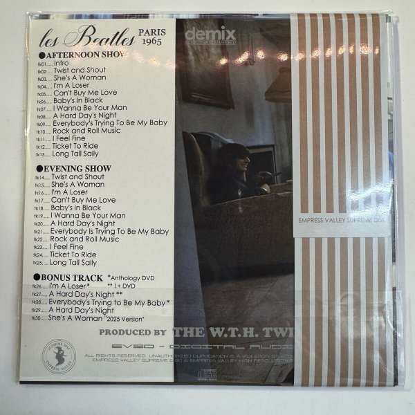 Photo2: THE BEATLES - LES BEATLES AU GEORGE V PARIS 1965 DEMIX CD [EMPRESS VALLEY] (2)
