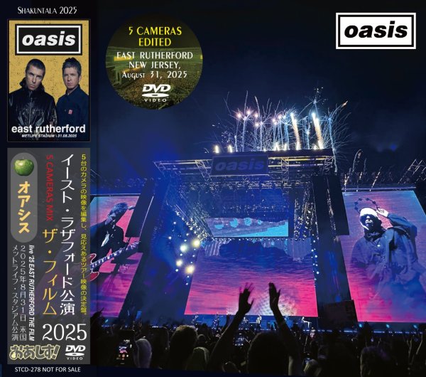 Photo1: OASIS - 2025 EAST RUTHERFORD THE FILM DVD [SHAKUNTALA] (1)