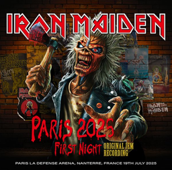 Photo1: IRON MAIDEN - PARIS 2025 FIRST NIGHT ORIGINAL IEM RECORDING 2CDR [Shades 2454] (1)