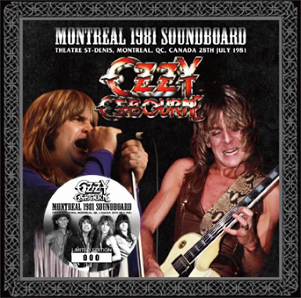 Photo1: OZZY OSBOURNE - MONTREAL 1981 SOUNDBOARD CD [ZODIAC 800] (1)