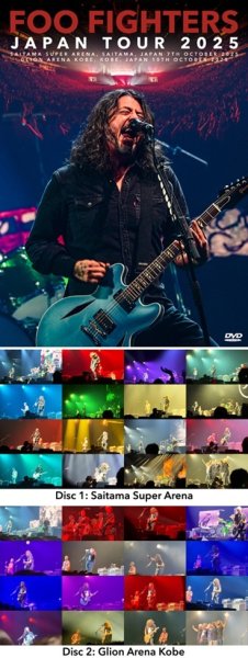 Photo1: FOO FIGHTERS - JAPAN TOUR 2025 2DVDR [Shades 2469] (1)
