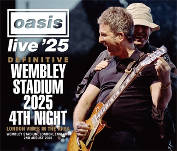 Photo1: OASIS / CAST / RICHARD ASHCROFT - DEFINITIVE WEMBLEY STADIUM 2025 4TH NIGHT: LONDON VIBES IN THE AREA 3CD [Wardour-687] (1)