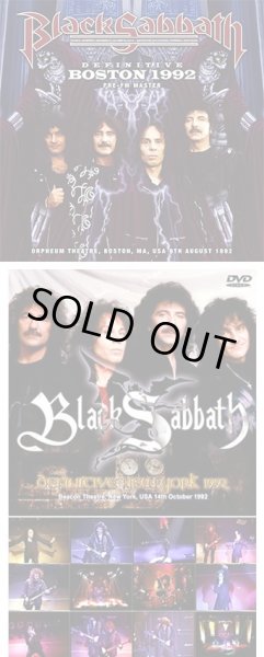 Photo1:  BLACK SABBATH - DEFINITIVE BOSTON 1992: PRE-FM MASTER(2CD) plus Ltd Bonus DVDR* [ZODIAC 403] (1)