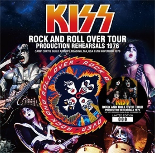 Photo1: KISS - ROCK AND ROLL OVER TOUR PRODUCTION REHEARSALS 1976 CD [ZODIAC 807] (1)