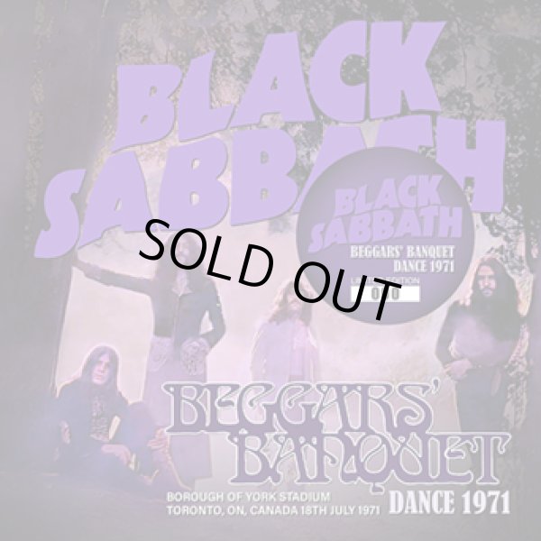 Photo1: BLACK SABBATH - BEGGARS' BANQUET DANCE 1971 CD [ZODIAC 802] ★★★STOCK ITEM / HOT WINTER SALE★★★ (1)