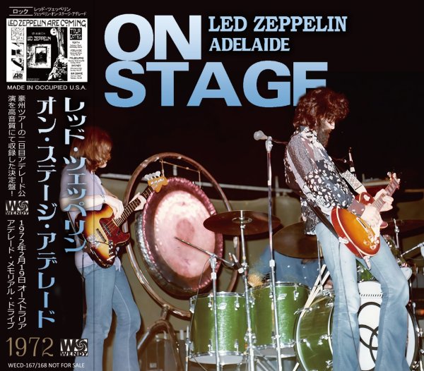Photo1: LED ZEPPELIN - 1972 ON STAGE ADELAIDE 2CD [WENDY] (1)