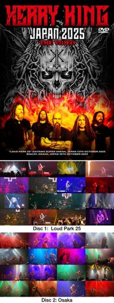 Photo1: KERRY KING - JAPAN 2025 THE VIDEO 2DVDR [Shades 2474] (1)